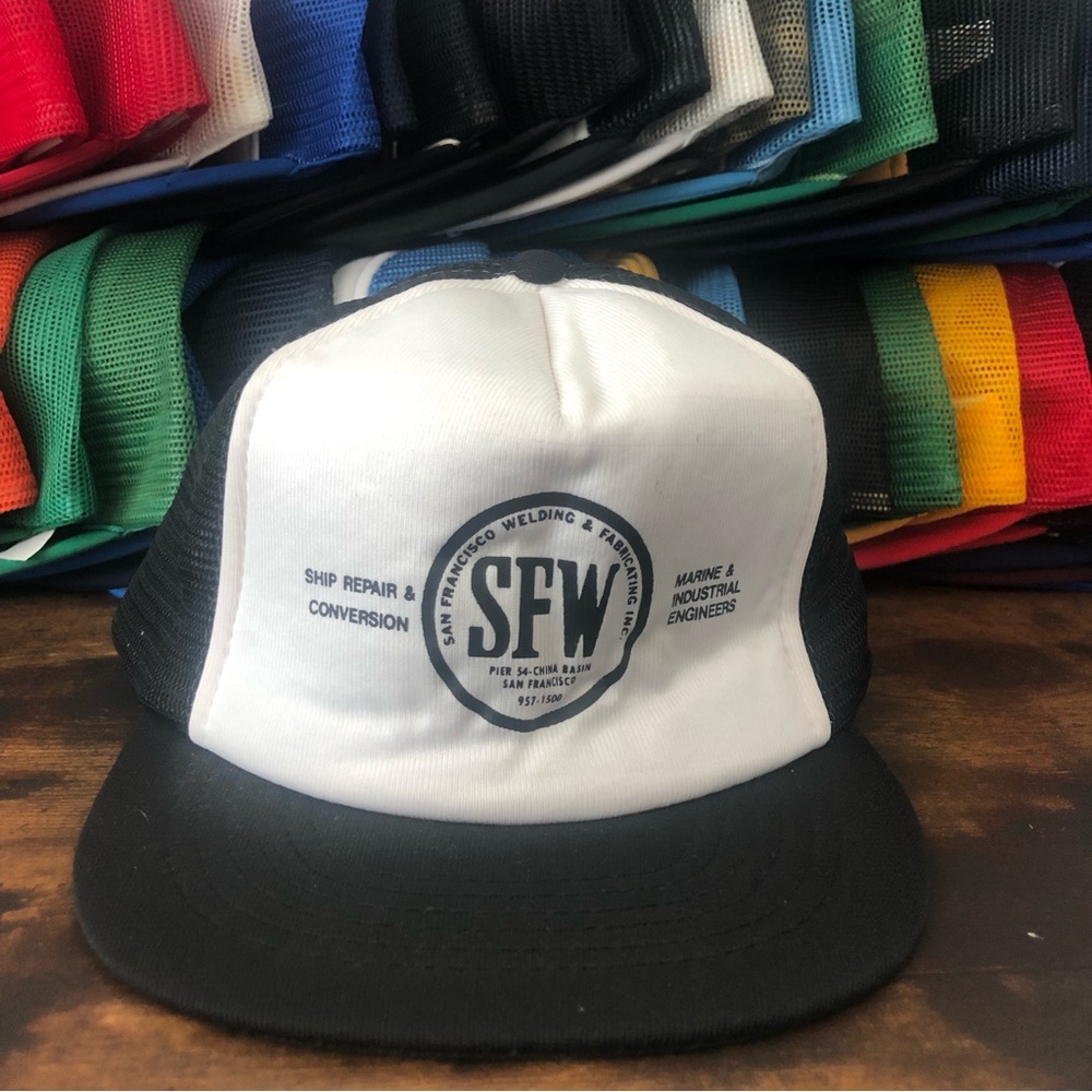 Vintage 80s Streetwear San Francisco Welding & Fabrication Trucker Hat